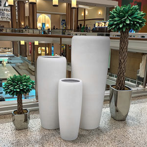 Лидер продаж, многоцветные цветочные горшки, горшки для посадки на открытом воздухе, цветочные горшки из волокнистой глины, фиолетовые глиняные керамические цветочные горшки - Product Image 3