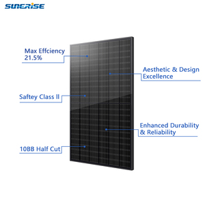 Groothandel Oem 500W Zonne-Energie Systeem Mono Gezicht Zonnepanelen Fabricage 510W Enkel Glas Alle Zwarte Zonnepanelen - Product Image 3