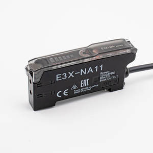 E3X-NA41 PNP de alta velocidade E3X-NA11 Fibra Óptica Sensor Amplificador Inteligente Reflexão Difusa de Longa Distância Sensor Óptico - Product Image 1