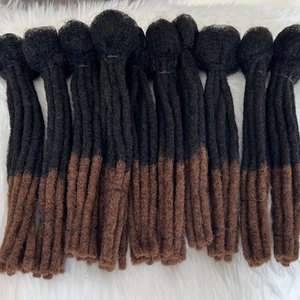 Extensions de dreadlocks <span class=keywords><strong>afro</strong></span> 100 % cheveux humains en promotion # Extensions de cheveux permanentes faites à la main, couleur 1B/30, pour hommes/femmes - Product Image 3