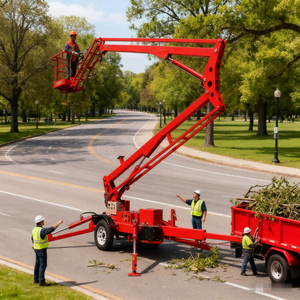 Venta caliente 21M 20M 16m 12m Elevador de pluma diésel autopropulsado con alta calidad en China - Product Image 3