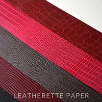Papier d'emballage artisanal ZHICAI écologique en cuir enduit, texture grainée, lin, crocodile gaufré, couleur personnalisée