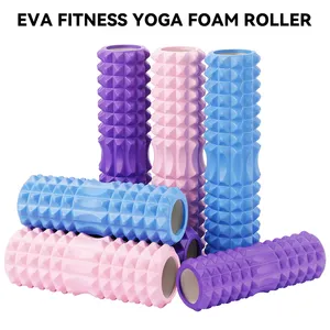 Gym fitness massage yoga roue rouleau colonne eva personnalisé rouleaux en mousse