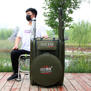 Large Backpack Protective <b>Fishing</b> Backpack Gear <b>Rod</b> Bag and Chair Bag for Anglers - Product Image 2
