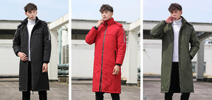 Parka sportivo da nuoto per parka da nuoto per giacca da allenamento invernale riflettente in poliestere Unisex personalizzato per adulti e bambini - Product Image 6