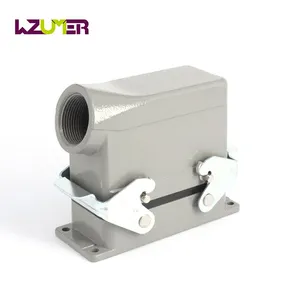 WZUMER Wholesale 72 Core HDD-72 Series Side Entry Double Buckle Heavy Duty Connectors With Cable Gland