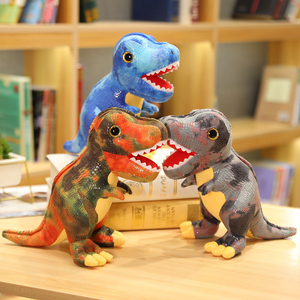 Peluche <span class=keywords><strong>T</strong></span>-<span class=keywords><strong>Rex</strong></span> mignonne en coton PP, réaliste et colorée, dinosaure en peluche Tyrannosaurus <span class=keywords><strong>Rex</strong></span> - Product Image 1