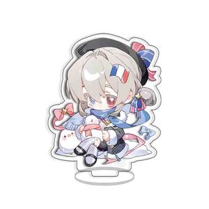 Support en acrylique mini QR avec impression numérique anime HD, design créatif, logo personnalisé DIY, artisanat en plastique à effet d'impression numérique anime - Product Image 3