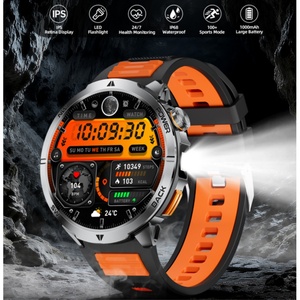 MT68 Outdoor Sport Smart Watch for Men Fitness Tracker 1000mAh Long Life Battery IP68 Waterproof With Flashlight Smartwatch - Product Image 2