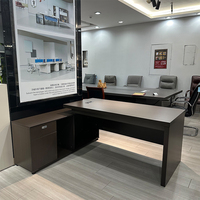Bureau en L pour la maison, le moins cher, moderne, pour PDG, direction, mobilier de bureau