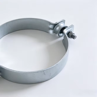 Collier de serrage galvanisé à chaud pour poteau électrique, pour la pose de lignes électriques