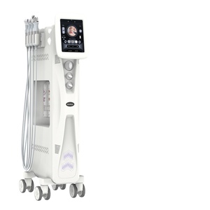 เครื่องไฮโดรเดอร์มาเบรชั่นแบบหมุน HFP98 8 in 1 พร้อมระบบทำความร้อนและความเย็น สำหรับทำความสะอาดรูขุมขนอย่างล้ำลึก ฟื้นฟูผิว และยกกระชับใบหน้า - Product Image 1
