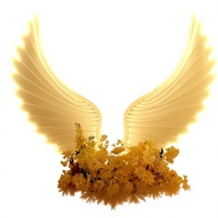 Lampe sur pied LED moderne de luxe en métal doré avec ailes d'ange et fleurs, design écologique, haute qualité, pour la décoration de toile de fond de mariage