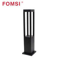 FOMSI Lumière de jardin LED extérieure 7W Étanche en aluminium Éclairage décoratif de pelouse Classement IP65 Lumière de borne de pelouse Lumières de chemin