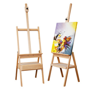 Xinbowen – plateau de sauvegarde pour tiroir à ruban en bois, présentoir professionnel en bois de hêtre pour peinture et dessin d'art - Product Image 1
