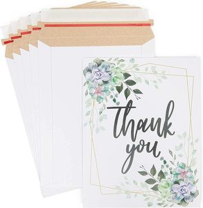 Bán Buôn Tùy Chỉnh Ảnh Tài Liệu Tự Con Dấu Trắng Cứng Tông Bưu Phẩm Phong Bì Cứng Nhắc Phong Bì Cho Văn Phòng - Product Image 6