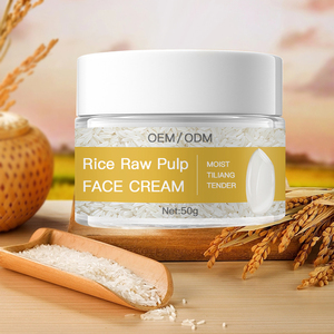 Meilleure crème de nuit contre les taches de rousseur Crème de riz biologique pour le visage Éclaircissant Blanchissant Hydratant Crème de riz - Product Image 1