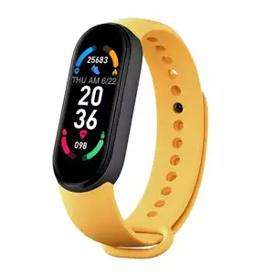 2021 NEW Reloj Inteligente M6 Sport Play Music Bracelet Smart Watch M6 Smart band for Android iOS