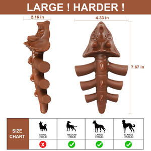 एक लोकप्रिय क्रॉस-बॉर्डर ई-कॉमर्स विक्रेता, एक हड्डी से बना एक टिकाऊ कुत्ता खिलौना प्रदान करता है। - Product Image 5