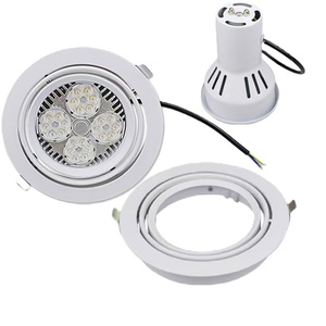โคมไฟดาวน์ไลท์ LED ฝังฝ้าเพดานในอาคาร ขั้ว E27 รุ่น AR111 - Product Image 5