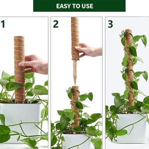 Paquete de 4 macetas de coco de 16,5 pulgadas, biodegradables y duraderas con agujeros de drenaje, diseño moderno para uso en el hogar y el jardín - Product Image 5