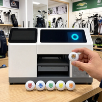 Imprimante UV à plat pour coques de téléphone en forme de balle de golf, prise en charge de la connexion Wi-Fi, impression par code QR, application H5, machine d'impression intelligente DIY