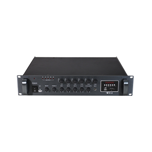 Système de sonorisation Lucky-tone 2U 6 zones 100V Mélangeur Amplificateur de puissance 70/130/260/360/500/650W avec USB/Bluetooth/Tuner/Carte SD intégrés - Product Image 6