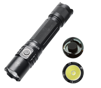 Lampe torche tactique puissante 3800lm rechargeable par USB C, SP35T, double interrupteur, corps en alliage d'aluminium, 21700