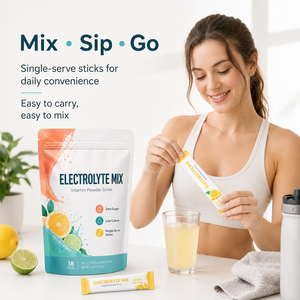 Polvo Electrolítico Orgánico de Durazno Sin Azúcar, Nutrición Deportiva, Energía, Apoyo Inmunológico, Desintoxicación, Suplemento Estimulante Deportivo - Product Image 5