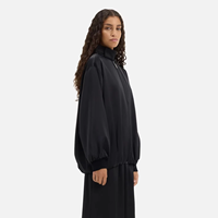 Veste en satin MERRACHI en gros : Élégance discrète, style sport chic, coupe oversize de luxe, polyvalente, nouvelle collection automne