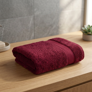 Toalla de Baño Premium para Hotel Modelo ORCHID10121, Toallas de Algodón Ecológicas con Diseño a Cuadros, Proveedor Mayorista - Product Image 1