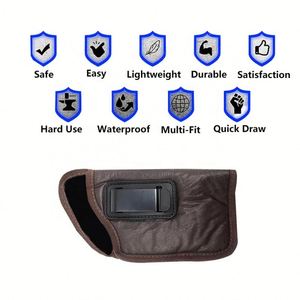 ซองหนังพกปืนแบบซ่อนสำหรับมือขวาและซ้าย ยี่ห้อ Universal IWB พร้อมช่องใส่เลเซอร์ - Product Image 3
