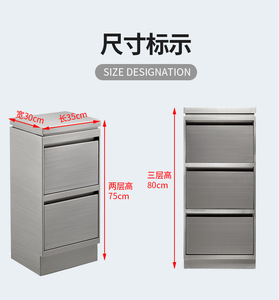 Salon Furniture Barber Shop Hair Salon <b>Stations</b> Furniture Stainless Steel 304 Cabinet With Drawer for Haircut Barber Cabine - Product Image 4