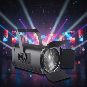 Equipo de Iluminación Profesional para Escenarios de 350W CW WW, Focos DMX para Teatro y Estudio de TV, Zoom Electrónico, Luz Fresnel LED COB de 200w - Product Image 2