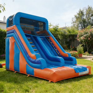 WINSUN Giant High Quality Commercial Outdoor Attractive Adults Kids Sea Wave PVC Inflatable <b>Slide</b> for Garden Use - Product Image 1