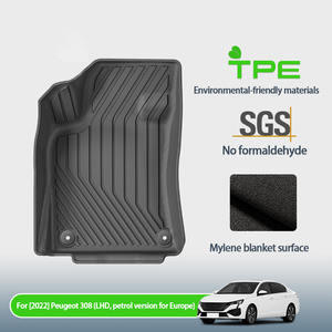 Alfombrillas de Coche y Revestimiento de <span class=keywords><strong>Maletero</strong></span> Personalizados de TPE Impermeable para <span class=keywords><strong>Peugeot</strong></span> <span class=keywords><strong>308</strong></span> 2022 LHD Versión Gasolina, Ajuste Especial - Product Image 2