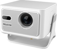 Projecteur LCD JUNUO HY320MAX Android 14 Mini Dual Wifi6 400ANSI H726 BT5.4 1920X1080P Projecteur domestique et extérieur