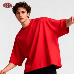 Camisetas al por Mayor de Fabricantes, Camisetas Vintage Lavadas Premium, Estilo Holgado, Manga Corta, Camisetas Esenciales para Hombre - Product Image 3