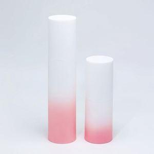 Private Custom 20ml 30ml 50ml Plastic Frost Gradient Blue <b>Pink</b> Vacuum Spray <b>Bottle</b> Cosmetic Emulsion Lotion Airless Pump <b>Bottle</b> - Product Image 3