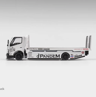 Modelo de Coche de Juguete de Aleación de Aluminio Fundido a Presión Personalizado, Remolque de Transporte de Plataforma Completa Modificado MT 1:64 Super Silhouette, para Regalo