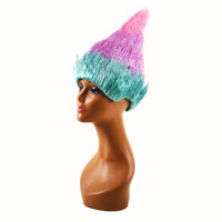 Perruques synthétiques rouges et moelleuses, perruques complètes pour coiffure flamboyante, perruques pour Halloween, festival, cosplay d'elfe, fête costumée