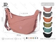 Borsa a Tracolla da Donna in Microfibra Pelle Sintetica con Chiusura a Zip per Tutte le Stagioni con Cinghia Singola - Product Image 1