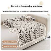 Nouveauté : Tapis de luxe en peluche pour animaux de compagnie, doux, respirant, extra épais, pour chat et chien, avec base antidérapante, coussin réversible pour canapé et lit