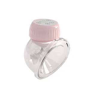 Tiratore di latte a basso rumore con flangia in Silicone per l'allattamento al seno indossabile pompa del seno elettrico tiralatte