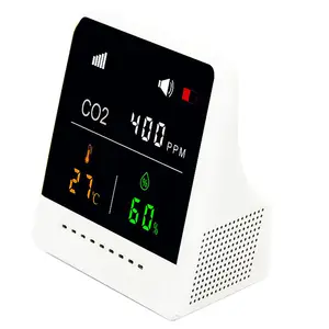 Smart Luchtvervuiling Binnenshuis Meter Digitale Display Luchtkwaliteit Monitor Meter 5000PPM CO2 Luchtkwaliteit Monitoring Indoor