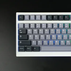 Atacado af820 82 teclas branco hotswap, interruptor linear, gaming rgb retroiluminado teclado mecânico