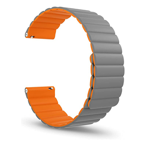 Correa de reloj absorbente magnética de silicona de 20mm y 22mm para Samsung Galaxy <span class=keywords><strong>Watch</strong></span> 3 4 5/Gear S3 S2/Active <span class=keywords><strong>2</strong></span>/Huawei <span class=keywords><strong>Watch</strong></span> <span class=keywords><strong>GT</strong></span> <span class=keywords><strong>2</strong></span> - Product Image 1