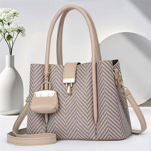 Bolsos Tote con Patrón Geométrico de Moda, Bolso de Mano de Cuero PU Impermeable para Regalo del Día de la Madre - Product Image 4