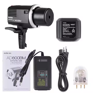 Godox AD600BM Portable 600W <strong>Studio</strong> <strong>Flash</strong> <strong>Light</strong> Wireless Bowens for DSLR &amp; Phone Outdoor Photographic Lighting