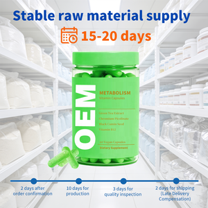 Fabricante de Cápsulas Veganas de Suplementos Dietéticos para el METABOLISMO, Venta al Por Mayor OEM, Lanzamiento Rápido, Personalización Flexible - Product Image 3